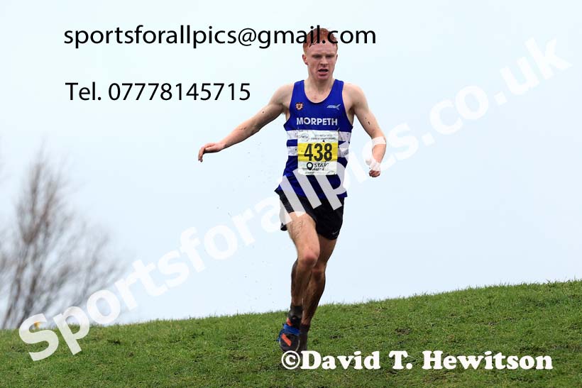 Mens under-17s 2023 North Eastern Cross Country Champs., Temple Park, South Shields. Photo: David T. Hewitson/Sports for All Pics